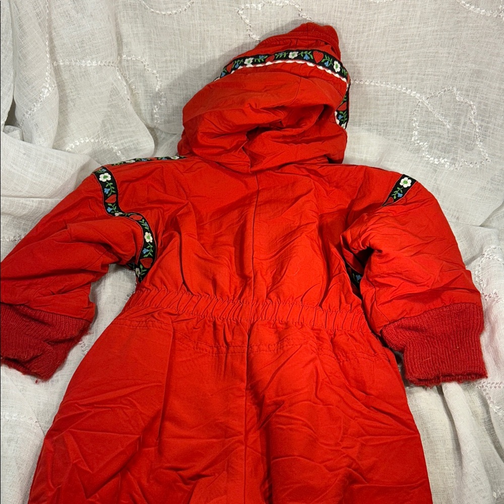 Wintergreen handmade fully lined with hood winter suit Size 18mo K00056 - Picture 13 of 16